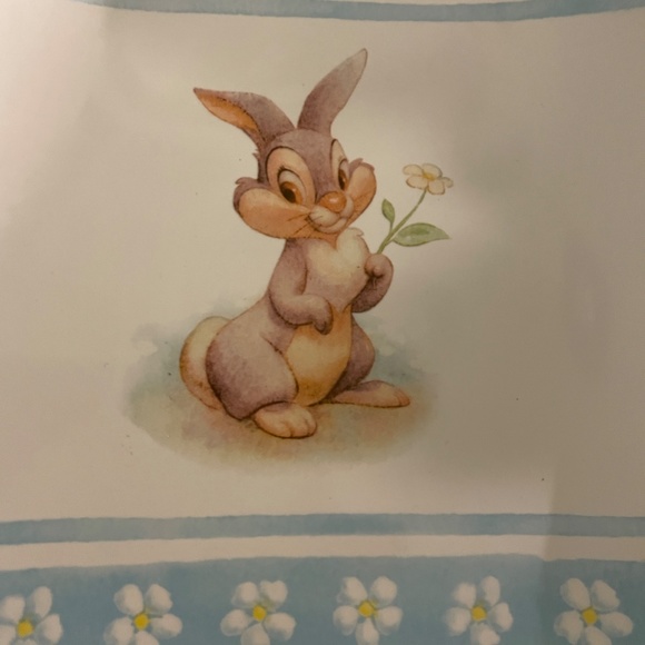 Disney Store Ceramic Plate "Thumper" the Bunny from Bambi Collectable - Picture 2 of 5